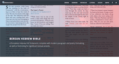 Desktop Screenshot of hebrewbibles.com